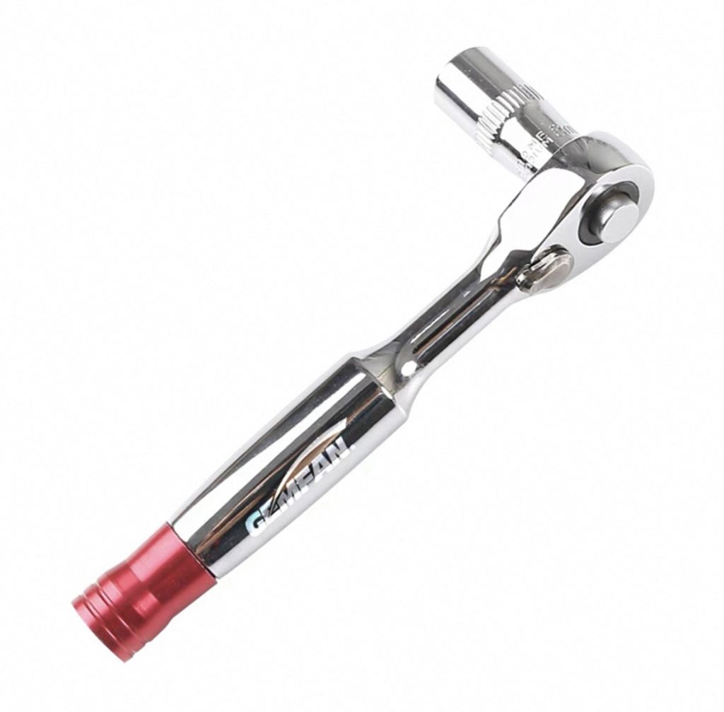 1/4-inch ratchet wrench with 8mm FPV motor nut socket